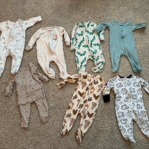 7 3-6month pj bundle